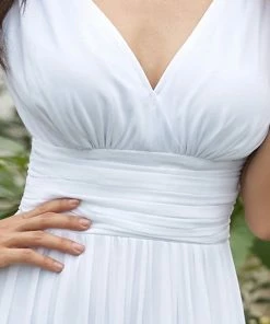 Ever-Pretty US Sleeveless V-Neck Maxi Chiffon Bridesmaid Dress Party Dresses