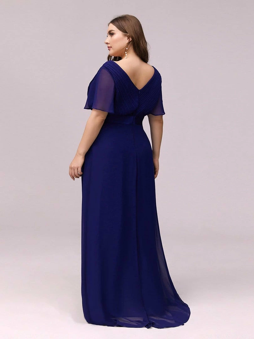 Ever-Pretty US Long Empire Waist Evening Dress With Short Flutter Sleeves Evening Dresses & Gowns 54 Ever-Pretty US Long Empire Waist Evening Dress With Short Flutter Sleeves Evening Dresses & Gowns