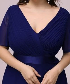 Ever-Pretty US Long Empire Waist Evening Dress With Short Flutter Sleeves Evening Dresses & Gowns 117 Ever-Pretty US Long Empire Waist Evening Dress With Short Flutter Sleeves Evening Dresses & Gowns