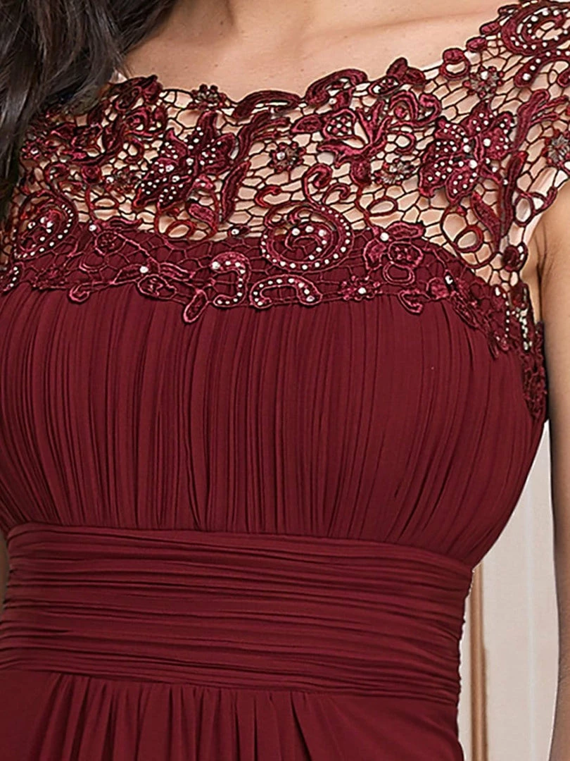 Ever-Pretty US Elegant Lace Cap Sleeve Maxi Long Chiffon Bridesmaid Dress 6 Ever-Pretty US Elegant Lace Cap Sleeve Maxi Long Chiffon Bridesmaid Dress