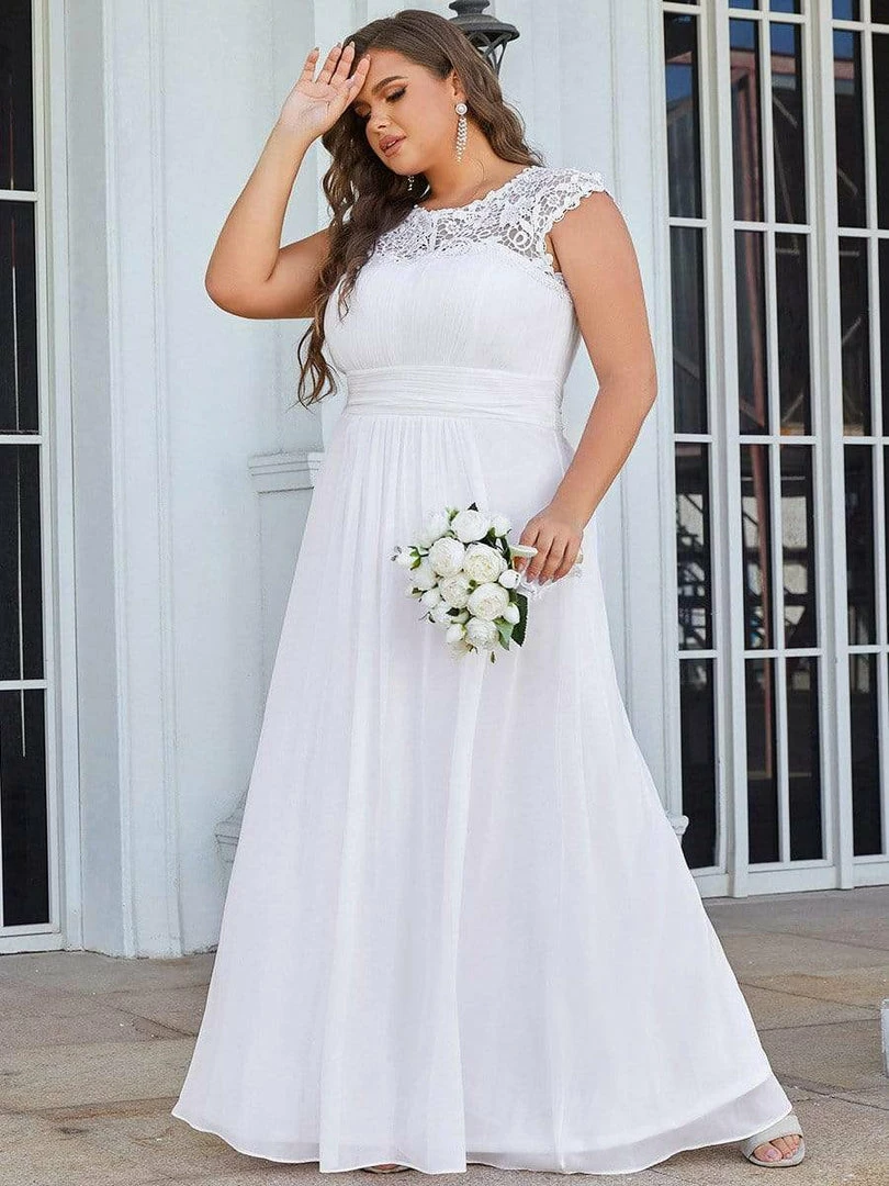 Ever-Pretty US Prom Dresses Plus Size Elegant Maxi Long Lace Cap Sleeve Bridesmaid Dress 78 Ever-Pretty US Prom Dresses Plus Size Elegant Maxi Long Lace Cap Sleeve Bridesmaid Dress