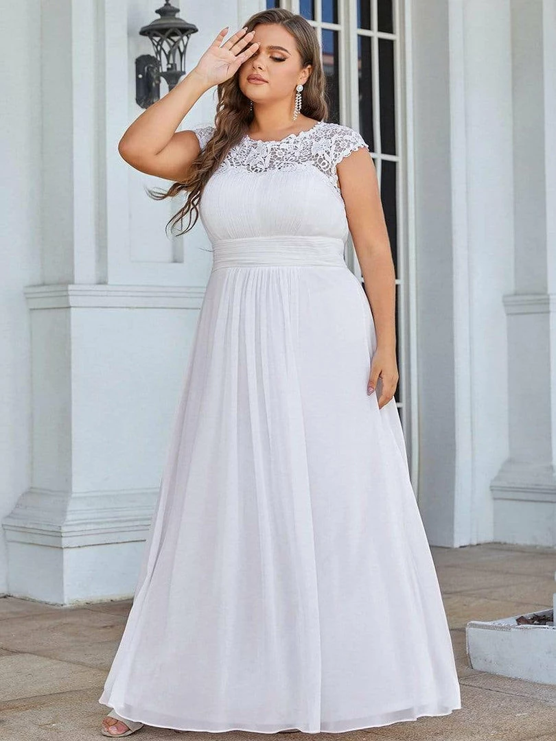 Ever-Pretty US Prom Dresses Plus Size Elegant Maxi Long Lace Cap Sleeve Bridesmaid Dress 77 Ever-Pretty US Prom Dresses Plus Size Elegant Maxi Long Lace Cap Sleeve Bridesmaid Dress