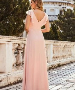 Ever-Pretty US SHOP BY OCCASION Sweet Pleated Bodice Ruffle Sleeve Long Bridesmaid Dress 28 Ever-Pretty US SHOP BY OCCASION Sweet Pleated Bodice Ruffle Sleeve Long Bridesmaid Dress