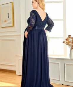 Ever-Pretty US Plus Size Long Lace Sleeve Maternity Formal Dresses Maternity Dresses