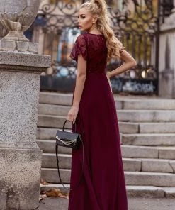 Ever-Pretty US Sequin Print Evening Dresses For Women With Sleeves SHOP BY OCCASION