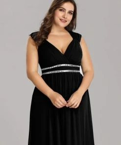 Ever-Pretty US Plus Size Sleeveless Grecian Style Formal Evening Dress